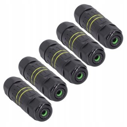 5 pieces waterproof IP68 connector 3 pin straight