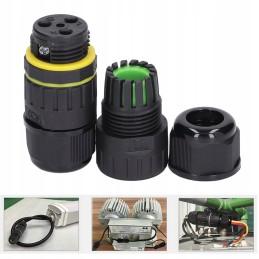 5 pieces waterproof IP68 connector 3 pin straight