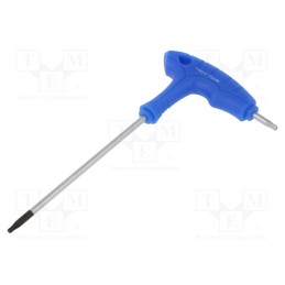 1 pcs x KING TONY - 116310R - Wrench, Torx®,Torx® with protection, T10H,TX10, tool steel