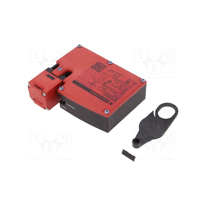 1 pcs x TELEMECANIQUE SENSORS - XCSTE5311 - Safety switch: bolting, XCSTE, NC + NO, IP66, Electr.connect: PG11