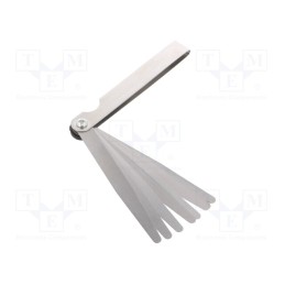 1 pcs x BETA - 17080008 - Metric feeler gauge, Range: 0,05÷1mm, 8pcs.