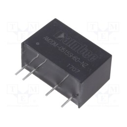 1 pcs x AIMTEC - AM2DM-0515SH60-NZ - Converter: DC/DC, 2W, Uin: 4.5÷5.5V, Uout: 15VDC, Iout: 133mA, SIP7
