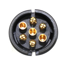 7-pole 7 12v plastic trailer plug