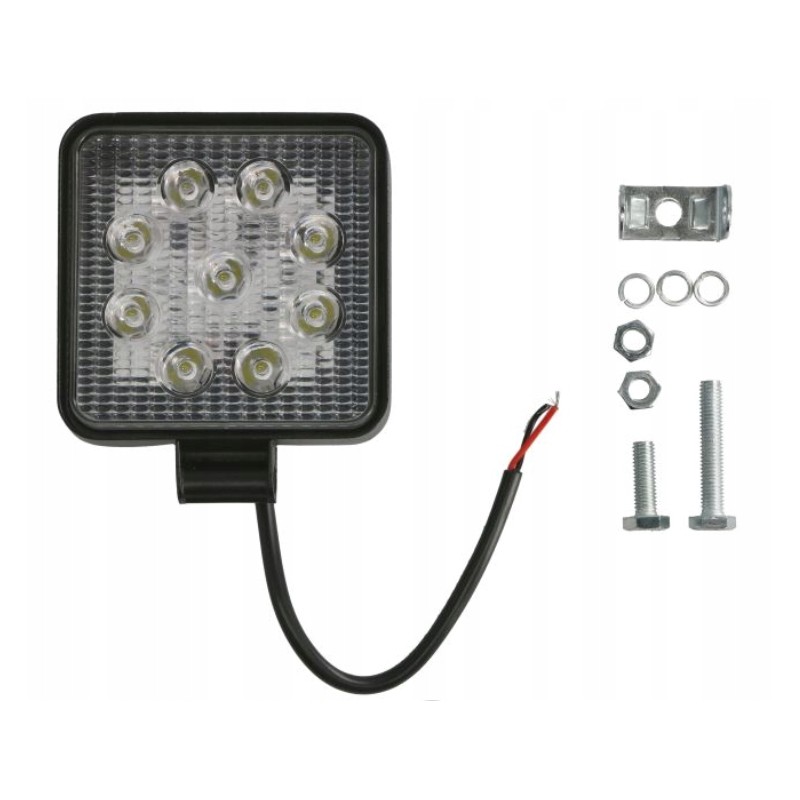 Work lamp reflector 9LED IP67 10 30V 27W