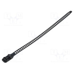 1 pcg x HELLERMANNTYTON - 115-11350 - Cable tie, multi use, L: 340mm, W: 11mm, polyurethane, 123N, black