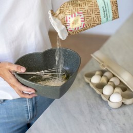 Heart kitchen bowl 1 5l for snacks, solid