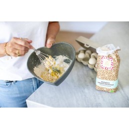 Heart kitchen bowl 1 5l for snacks, solid