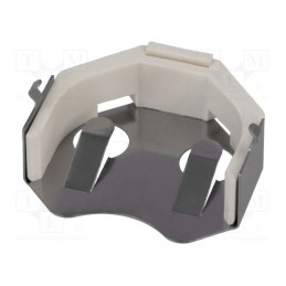 1 pcs x KEYSTONE - 3025 - Clip, BR2032,CR2032,DL2032, PCB, H: 7.5mm, Ø: 20mm