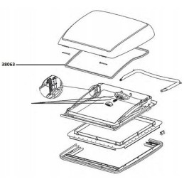 Dometic mini heki window seal 1 65 m
