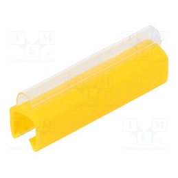 1 pcg x PARTEX - PTC40030A4 - Markers, Marking: empty, 5÷6.2mm, PVC, yellow, -30÷60°C, push-in
