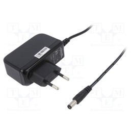 1 pcs x CELLEVIA POWER - CLW-1512-W2E-ER - Power supply: switched-mode, plug, 12VDC, 1.25A, 15W, Plug: EU