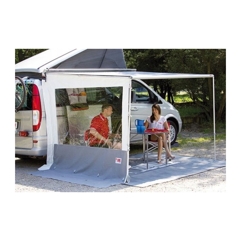 Side wall with window for side awning in pro caravanstore f35 fiamma