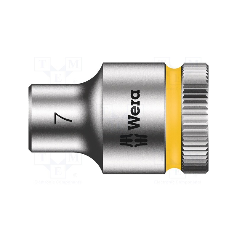 1 pcs x WERA - 5003552001 - Socket, 6-angles,socket spanner, HEX 7mm, 3/8', 29mm, Zyklop