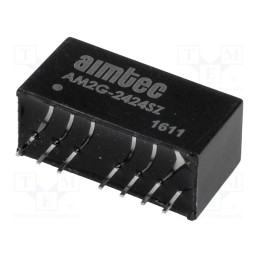 1 pcs x AIMTEC - AM2G-2424SZ - Converter: DC/DC, 2W, Uin: 18÷36V, Uout: 24VDC, Iout: 83mA, SIP8