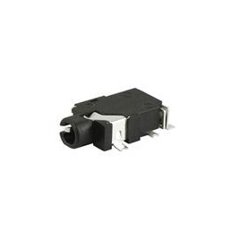1 pcs : SJ2-2524B-SMT-TR - Phone Connectors 2.5mm SMT low profle 4conductr Tip switc