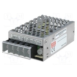 1 pcs x MEAN WELL - SD-15A-5 - Converter: DC/DC, 15W, Uin: 9.2÷18V, Uout: 5VDC, Iout: 3A, Case: 931A