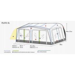 Pumped vestibule for a Pluto Westfield trailer