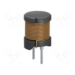10 pcs x FASTRON - 07HCP-182K-50 - Inductor: wire, THT, 1800uH, 210mA, 3.3Ω, ±10%, Ø9.5x10.5mm, 1kHz