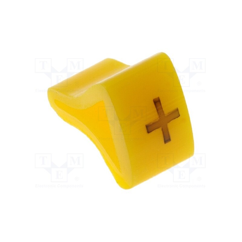 1 pcg x KURANT - MZ-4/+ - Markers, Marking: +, 10÷16mm, H: 21mm, A: 15mm, -30÷100°C, leaded