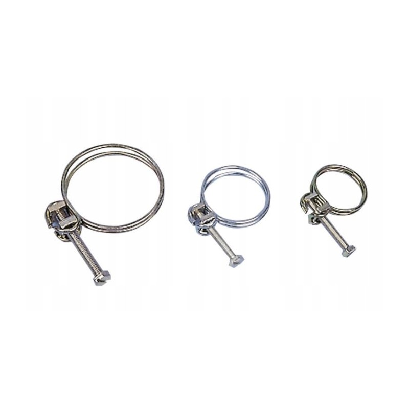 Camper spiral hose clamp, diameter 25 mm
