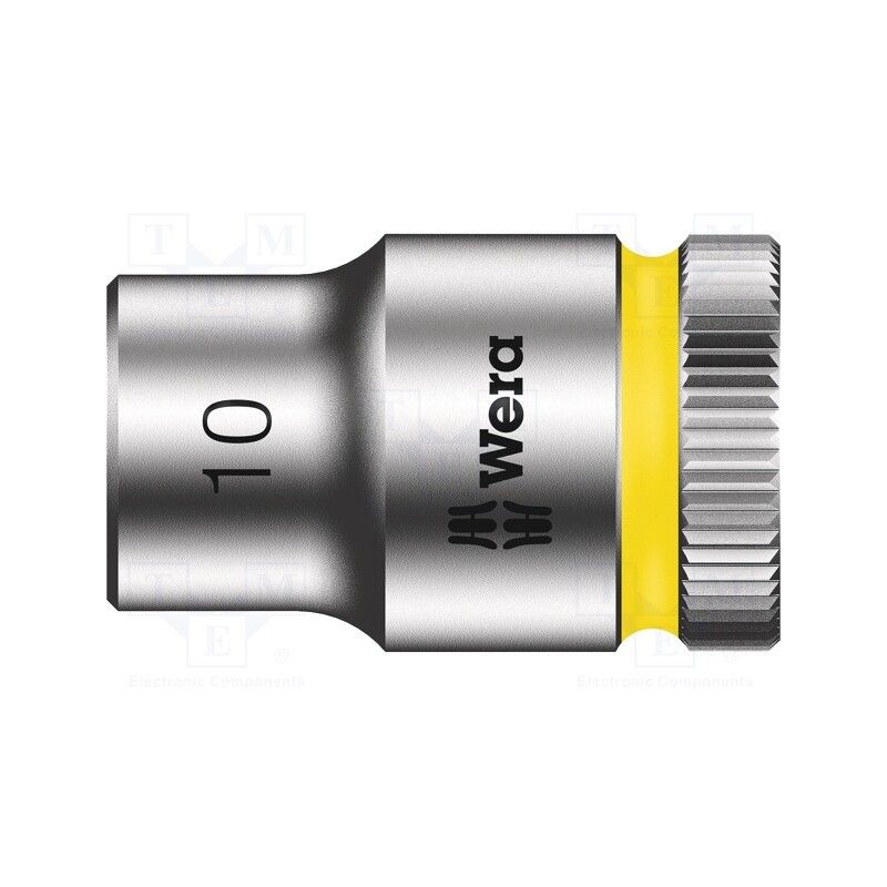 1 pcs x WERA - 5003555001 - Socket, 6-angles,socket spanner, HEX 10mm, 3/8', 29mm, Zyklop