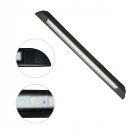 12v LED lamp for vestibule, outdoor waterproof camper trailer, black