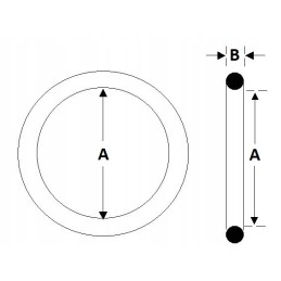 Oil-resistant O-ring 36x2 5 70nbr