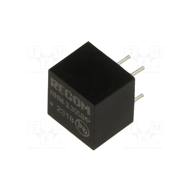 1 pcs x RECOM - RNM-3.305S/P - Converter: DC/DC, 1W, Uin: 2.97÷3.63V, Uout: 5VDC, Iout: 200mA, DIP6