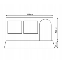 Housing for the Bergen CS 410 Eurotrail awning