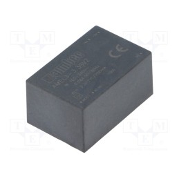 1 pcs x AIMTEC - AMEL3-3.3SVZ - Converter: AC/DC, 2.3W, 85÷264VAC, Usup: 100÷370VDC, Uout: 3.3VDC