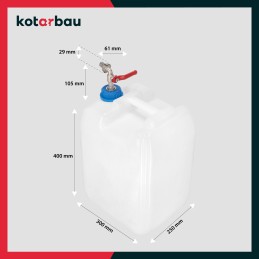 Canister tank tank container water liquids 20l