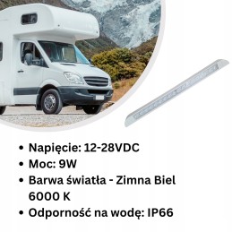 12v LED vestibule lamp, outdoor waterproof camper trailer, white