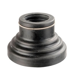 Cone antenna mast seal on the roof