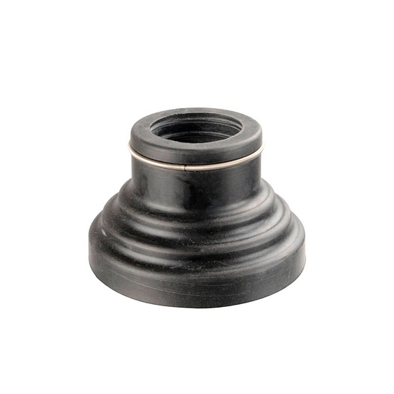 Cone antenna mast seal on the roof