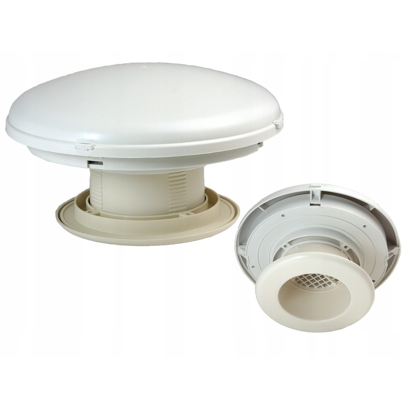 Mushroom vent 110mm with mesh round roof