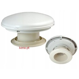 Mushroom vent 110mm with mesh round roof