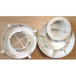 Mushroom vent 110mm with mesh round roof