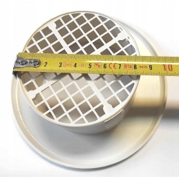 Mushroom vent 110mm with mesh round roof