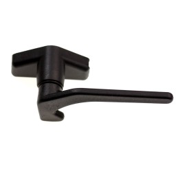 Window glass handle with quick connector