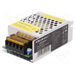 1 pcs x QOLTEC - 50925 - Power supply: switched-mode, for building in, constant voltage