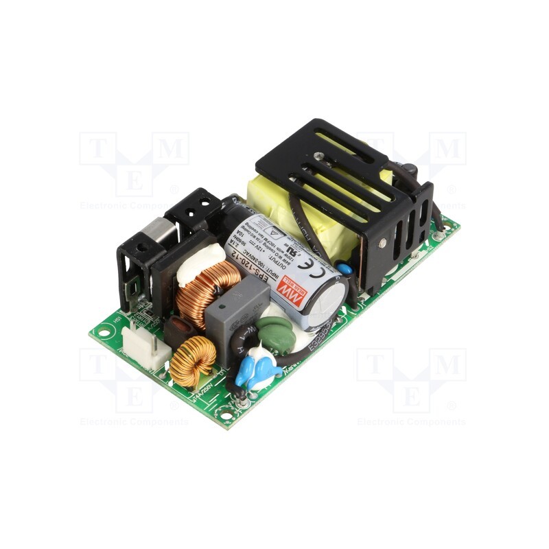 1 pcs x MEAN WELL - EPS-120-12 - Power supply: switched-mode, open, 120W, 120÷370VDC, 85÷264VAC