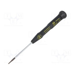 1 pcs x C.K - T4880XES12 - Screwdriver, slot, precision, SL 1,2, ESD, PRECISION