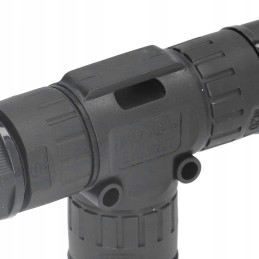 2pcs T type 3 way 3 wire connector