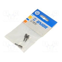 1 pcg x UNIOR - 602372 - Screwdriver bit, slot, 3,5x0,5mm, Overall len: 25mm, 3pcs.