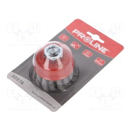 1 pcs x PROLINE - 32576 - Cup brush, 65mm, Mounting: M14