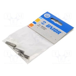 1 pcg x UNIOR - 602377 - Screwdriver bit, slot, 6,5x1,2mm, Overall len: 25mm, 3pcs.
