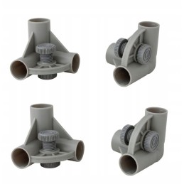 Brackets 25 22 mm euro trail tees for camping cabinets