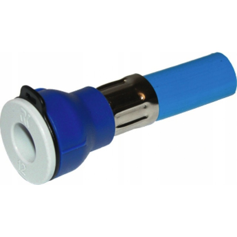 Water pipe connector adapter with uniquick reich hose 12 mm