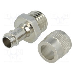 1 pcs x ANAMET EUROPE - 256.011.0 -AS - Straight terminal connector, Thread: metric,inside, brass, IP40