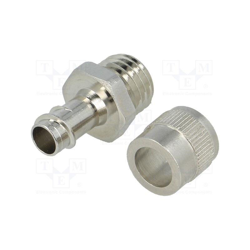 1 pcs x ANAMET EUROPE - 256.011.0 -AS - Straight terminal connector, Thread: metric,inside, brass, IP40